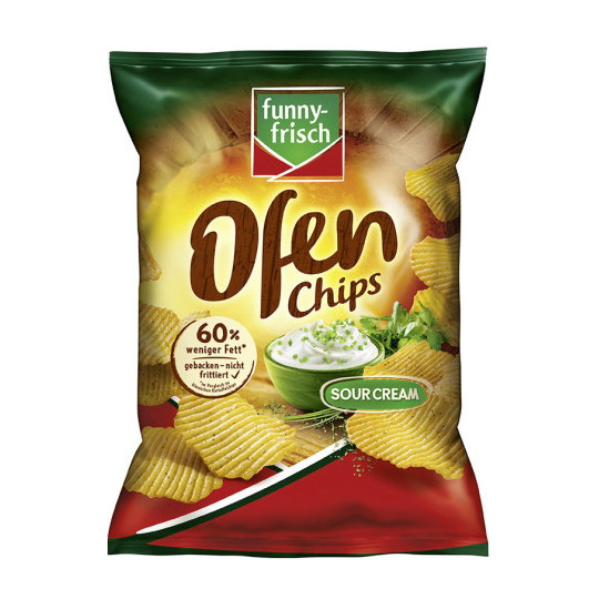 Funny-Frisch Ofen Chips Sour Cream 125G