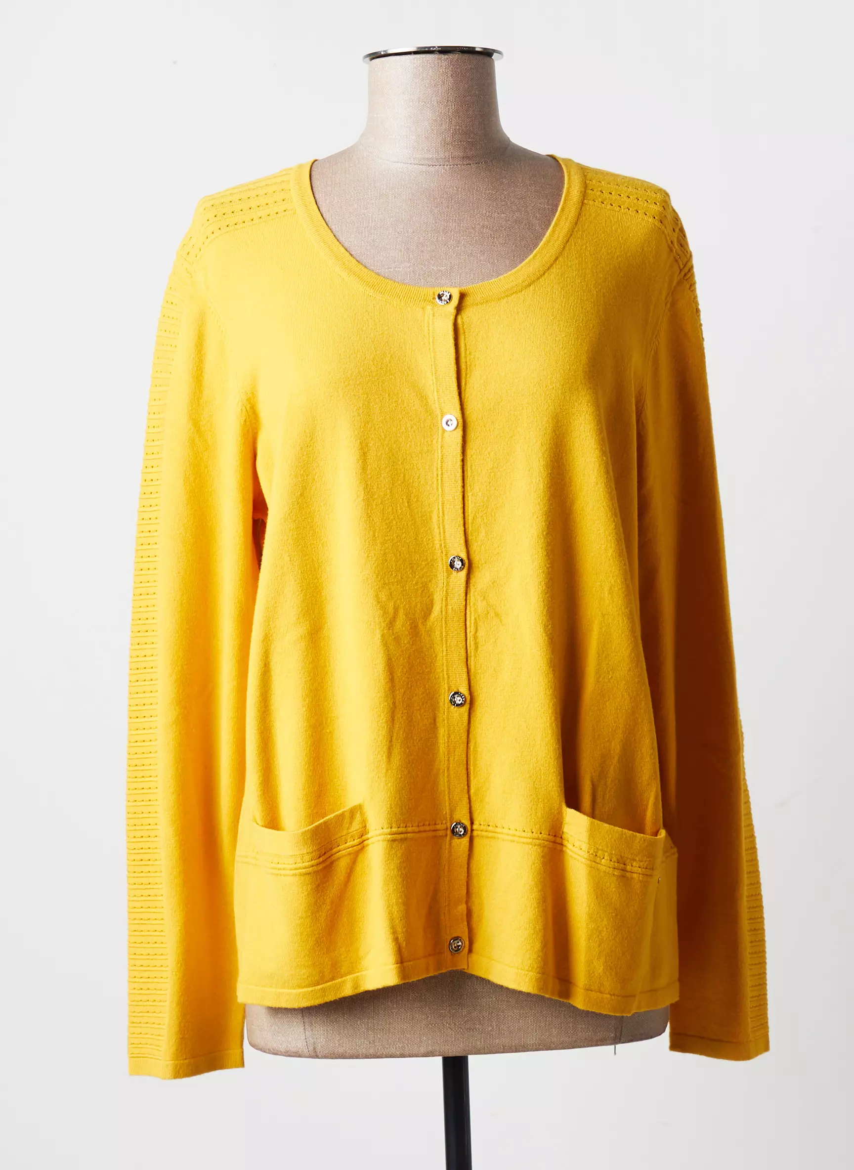 Diane Laury Cardigans Femme couleur jaune