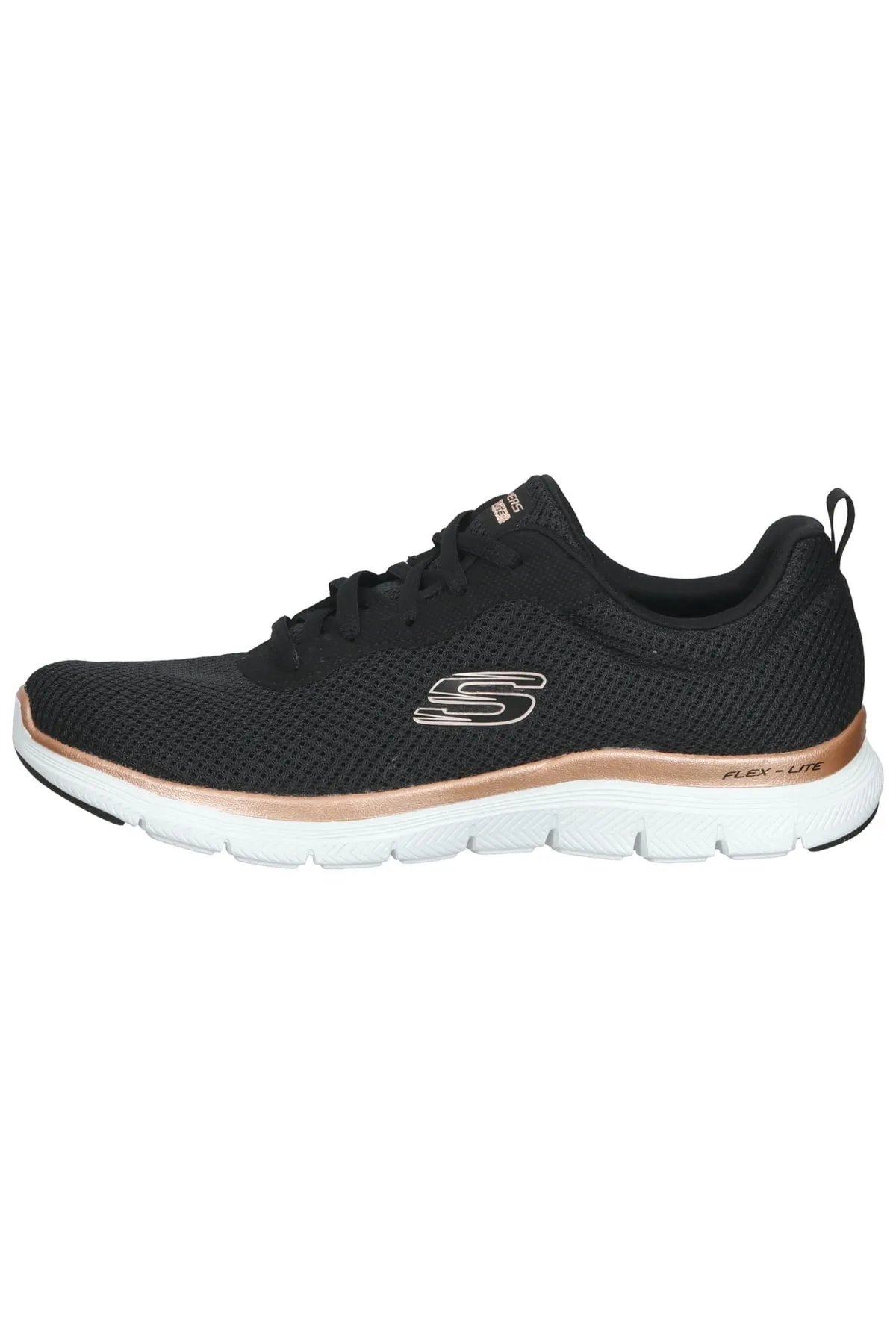 SKECHERS  Sneaker - Schwarz - Flacher Absatz