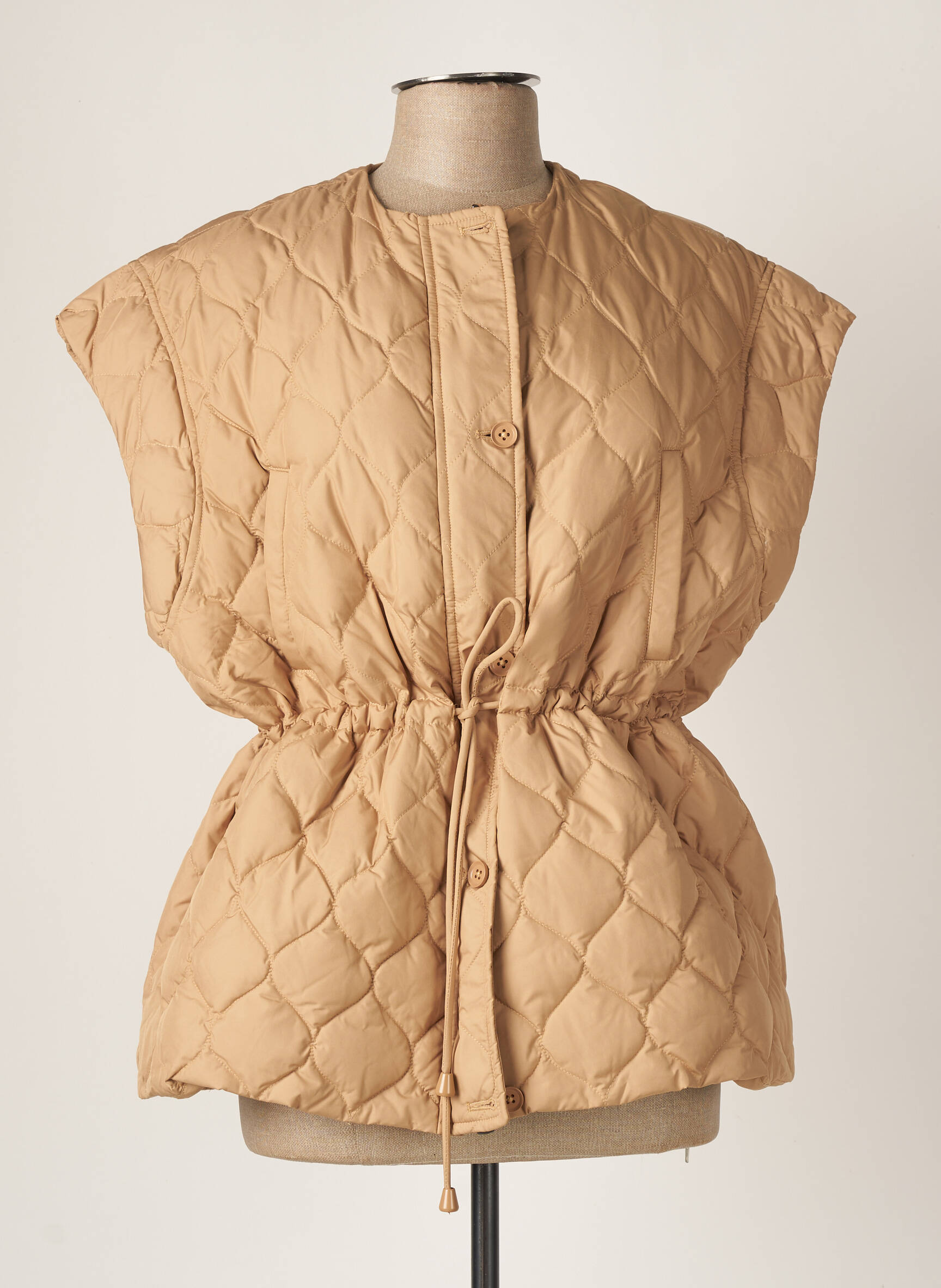 Lauren Vidal Doudounes Femme couleur beige