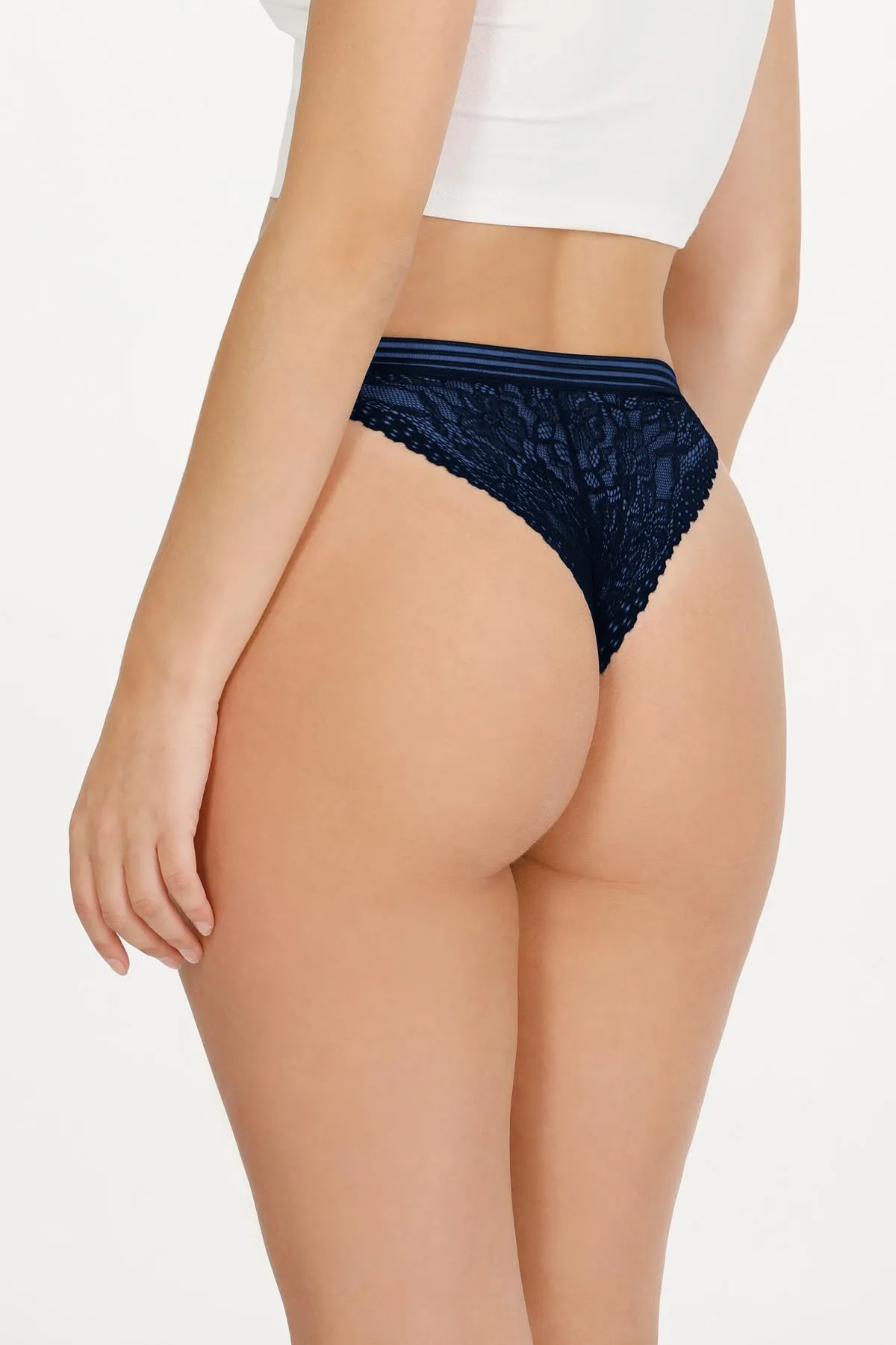 Sensu  5-teiliges Damen-Slip-Set aus Vollspitze