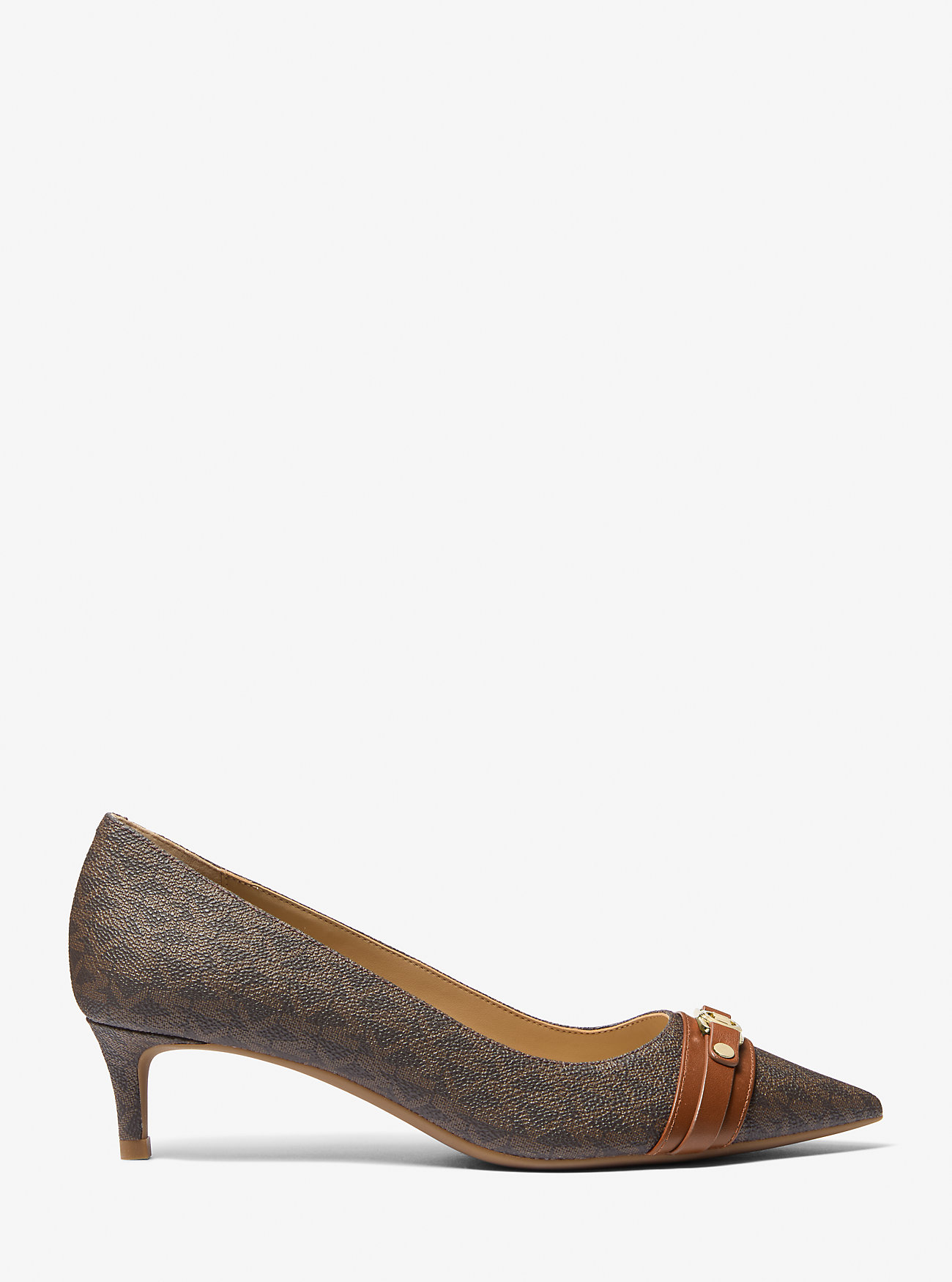 Mandy Flex Signature Logo Pump - BROWN/LUGGAGE