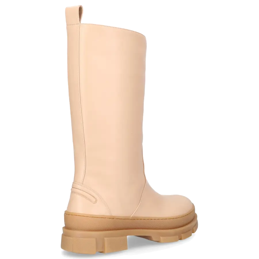 Bettina Vermillon - Stiefel MARIE Kalbsleder - beige