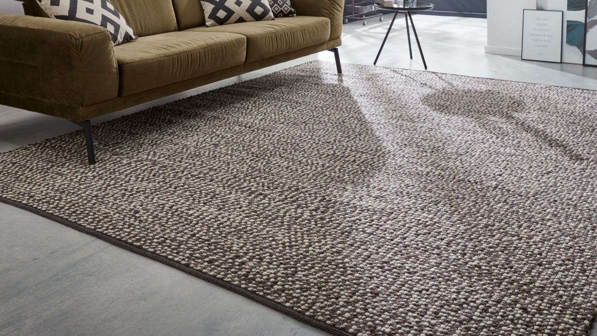 Interliving Handwebteppich 8001 Creme-Weiß 65 x 130 cm