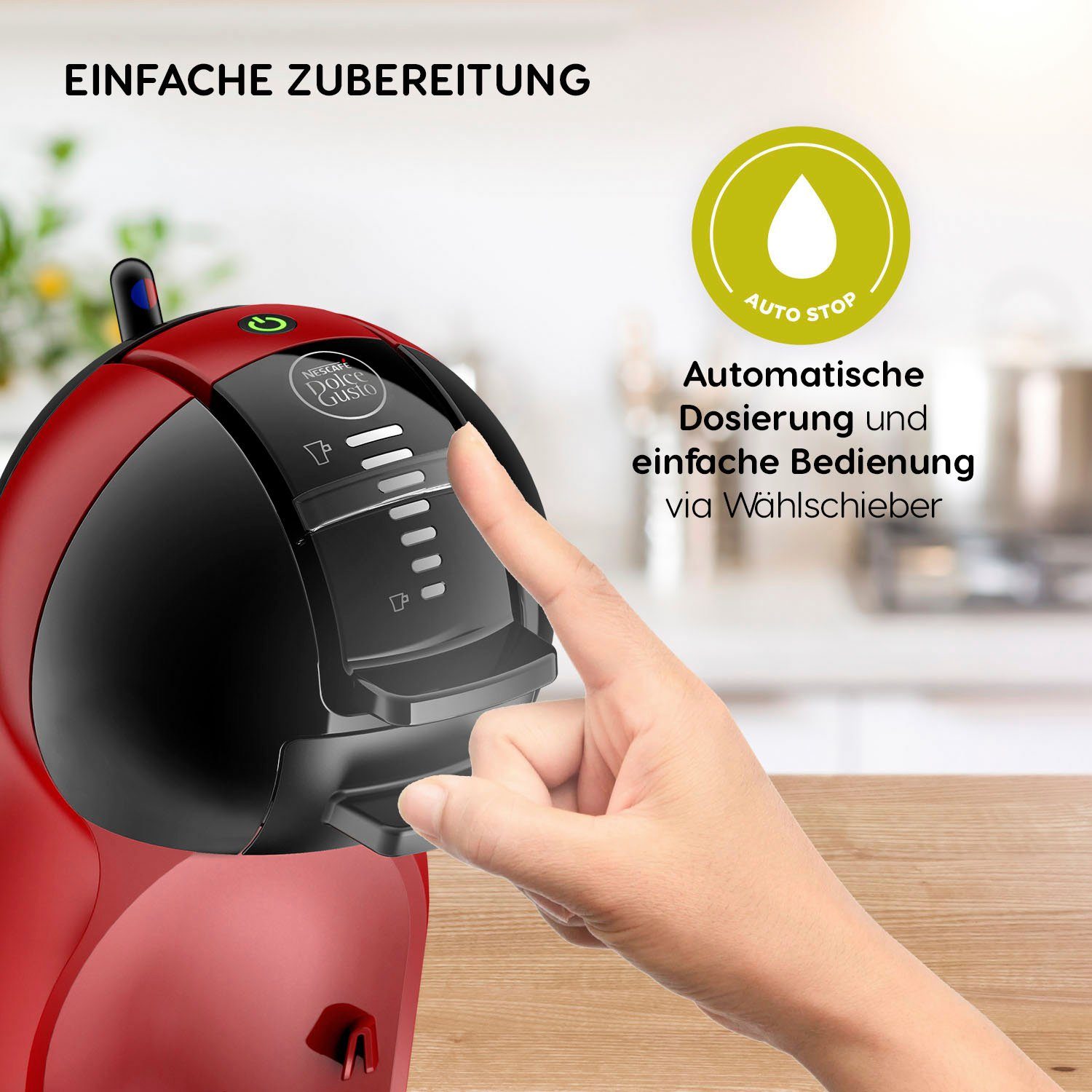 NESCAFÉ® Dolce Gusto® Kapselmaschine KP120H Mini Me, samtige Crema, Play & Select-Funktion, automatische Abschaltung