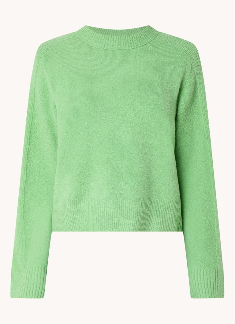 Whistles Alana fine knitted sweater in wool blend with round neck