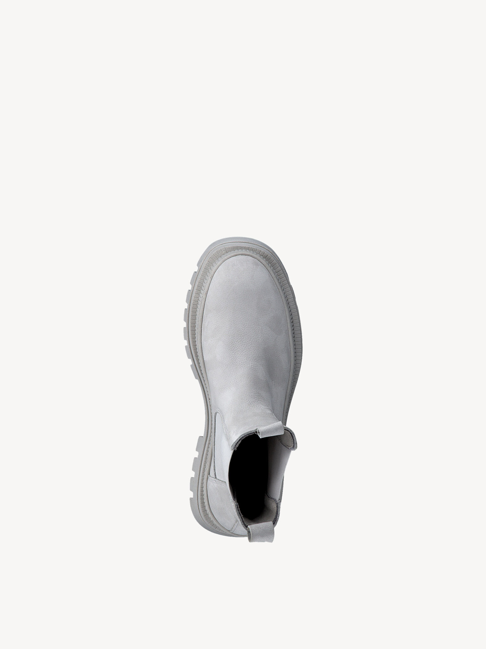 Bottine Chelsea en cuir - gris
