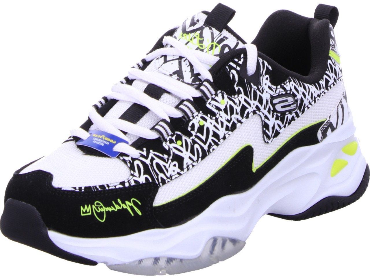 SKECHERS Freizeit Schnürer weiss D'Lites 4.0-BOLD DAYS