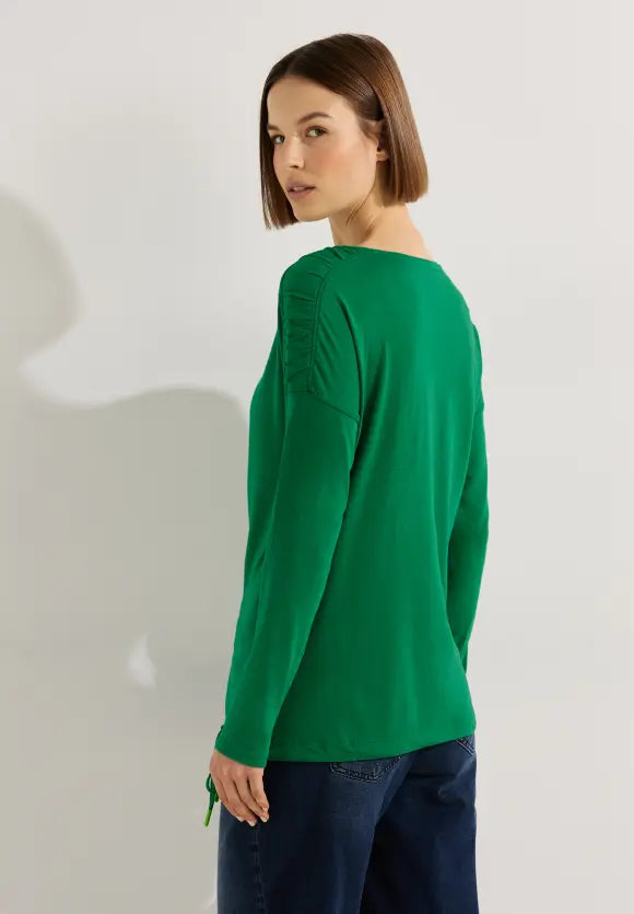 CECIL Shirt mit Smock Details