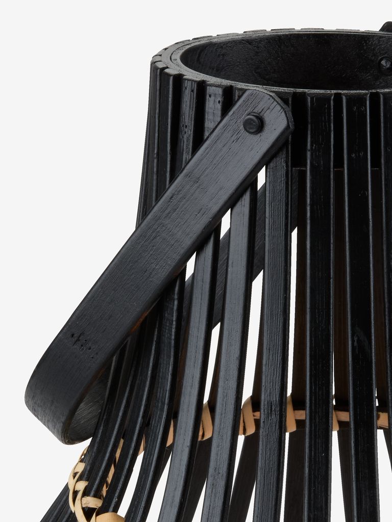 SIVHAUK SIVHAUK candle lantern Ø31xH35cm black