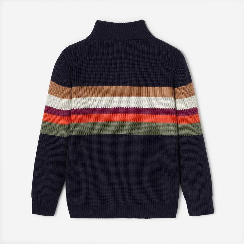 Cardigan garçon rayures marine bleu Catimini