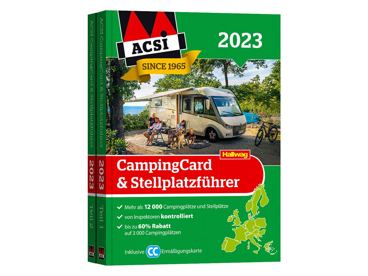 ACSI 2023 Campingcard & Stellplatzführer