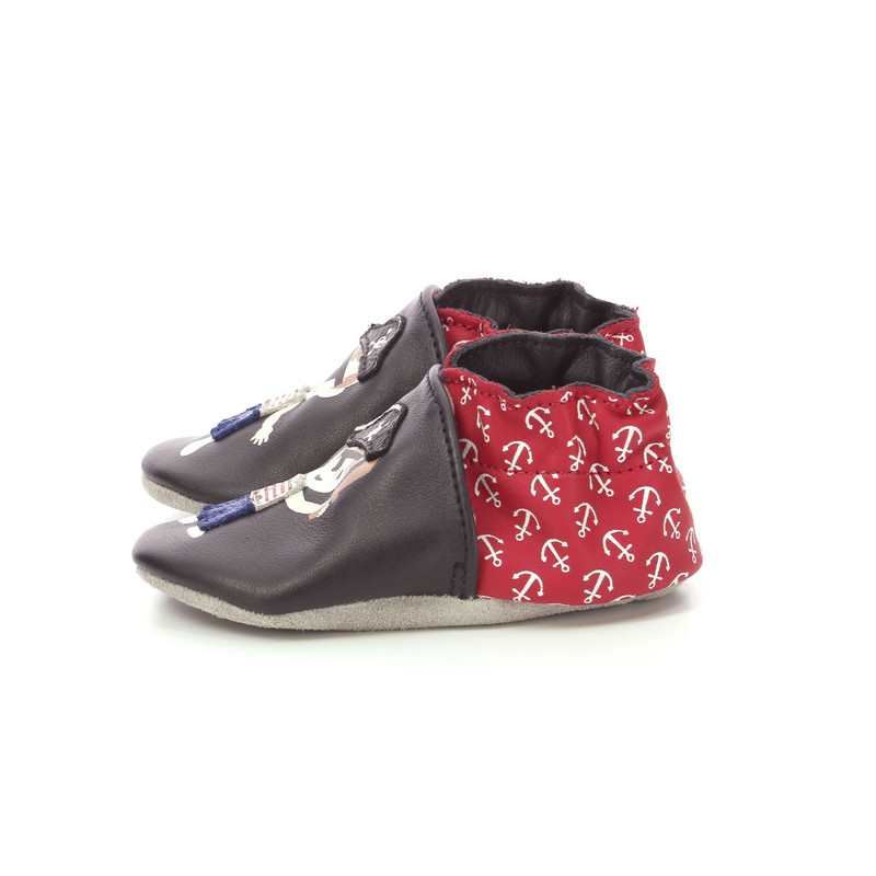 Chaussons cuir Caribbean Boy