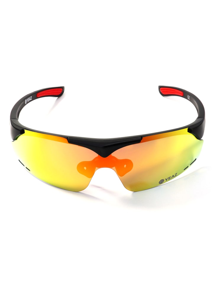 YEAZ SUNUP Set Magnet-Sport-Sonnenbrille in mattschwarz günstig kaufen onesize