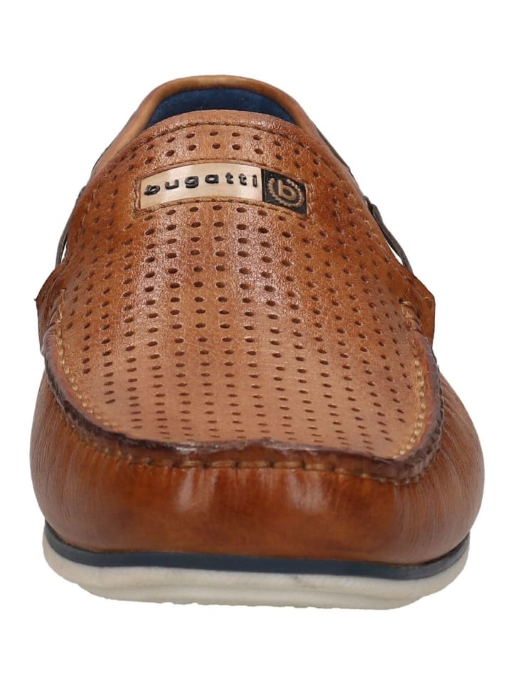 Bugatti Slipper in Cognac günstig kaufen