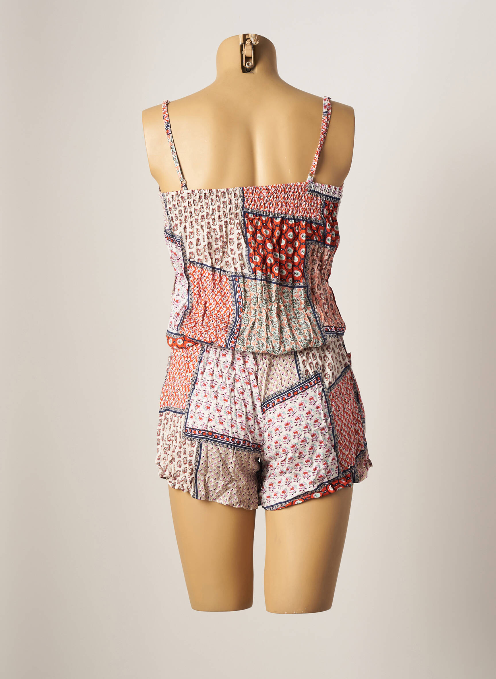 Dipawali Combi Shorts Femme couleur orange