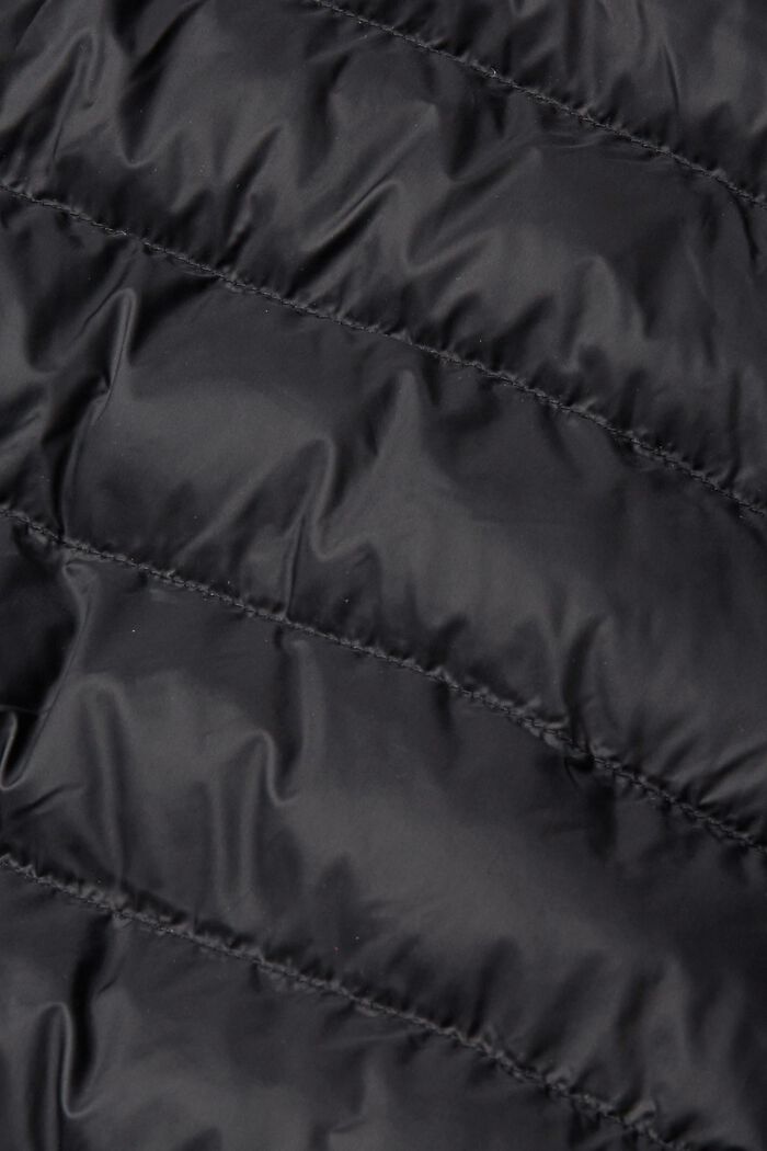 Steppjacke mit hohem Kragen