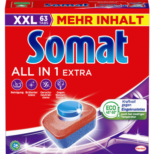 Somat All in 1 Extra 1,045KG 63 Tabs