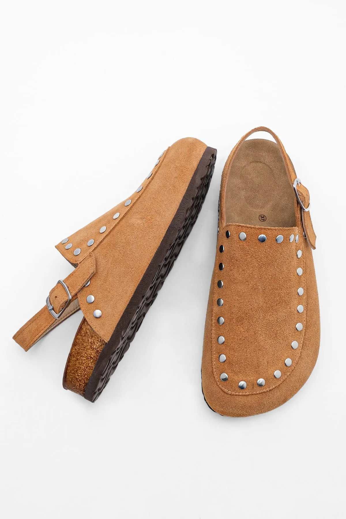 Marjin  Sandalette - Braun - Flacher Absatz