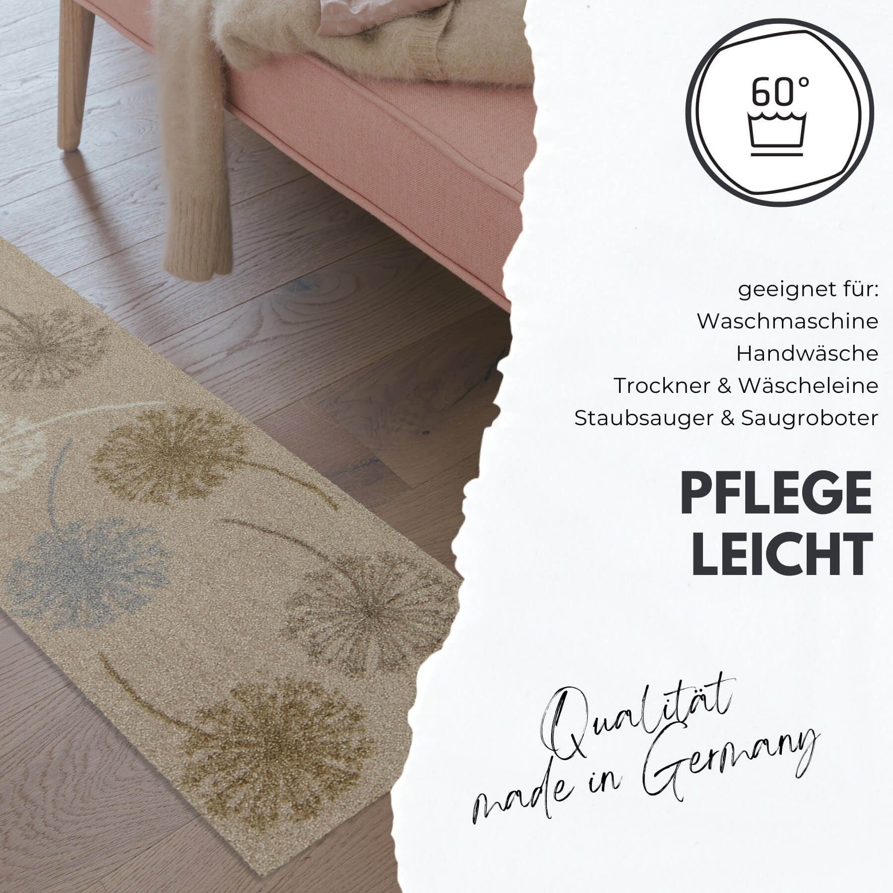 Läufer Olive Olivo 06 Country 060x180, Salonloewe, Läufer, Höhe: 7 mm