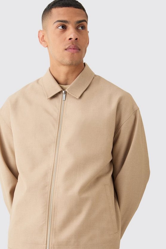 Smarte Jacke mit Reißverschluss