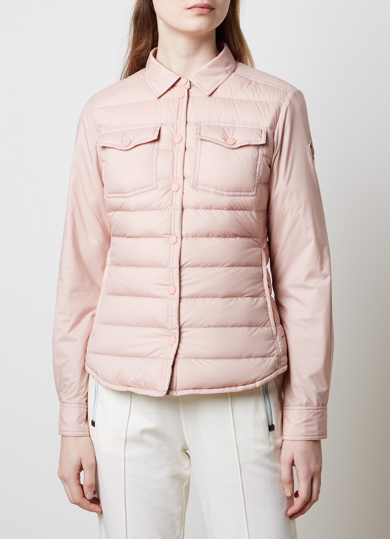 Moncler pūkaina jaka ar dūnu pildījumu un rāvējslēdzēja kabatām
