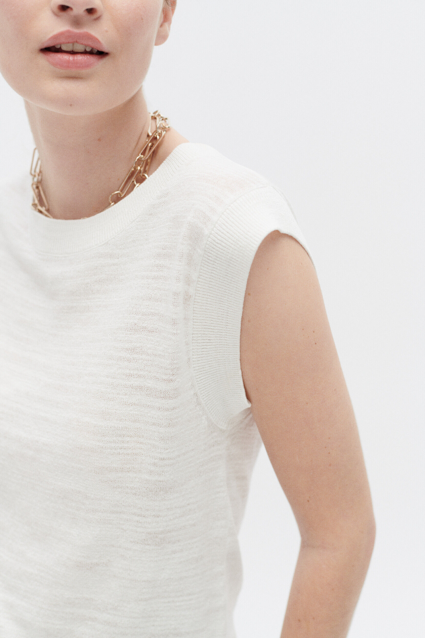 Pul moceane blanc femme