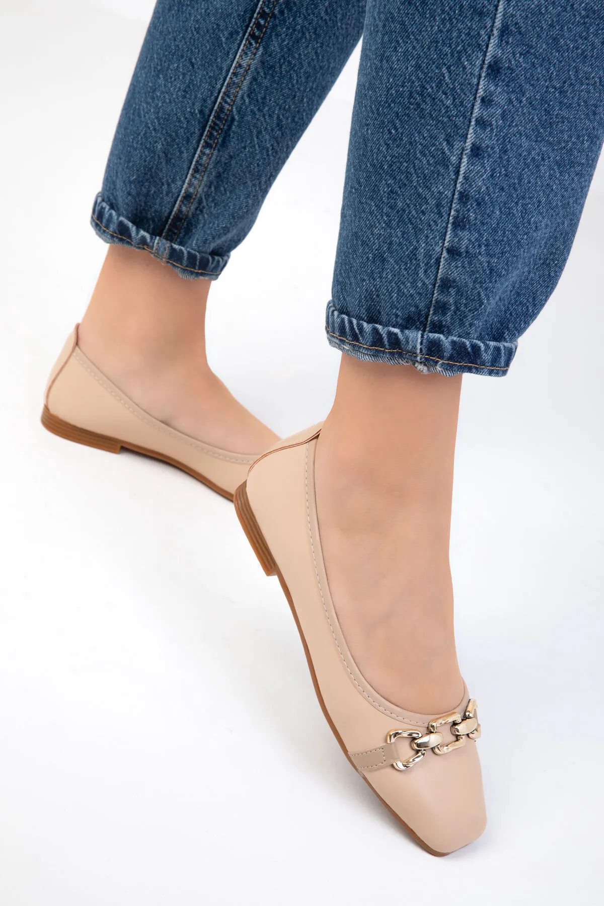SOHO  Ballerina - Beige - Flacher Absatz