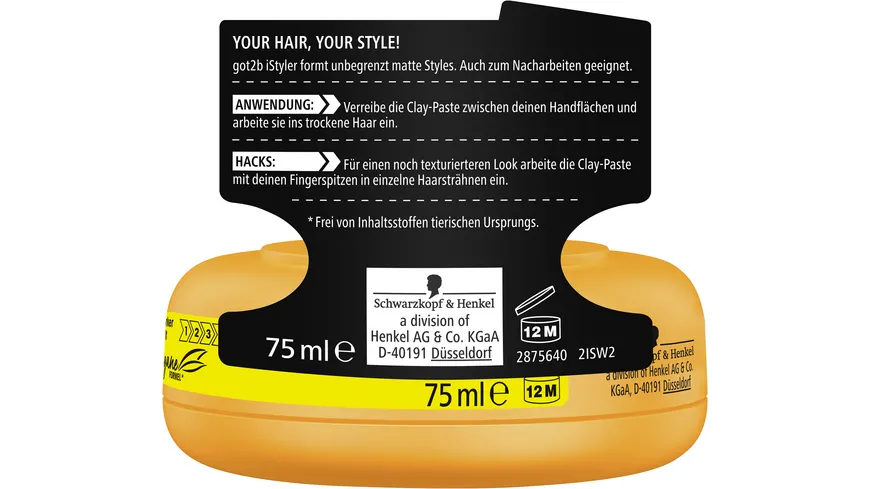 GOT2B Clay iStyler Texture 75 ml 75 ml