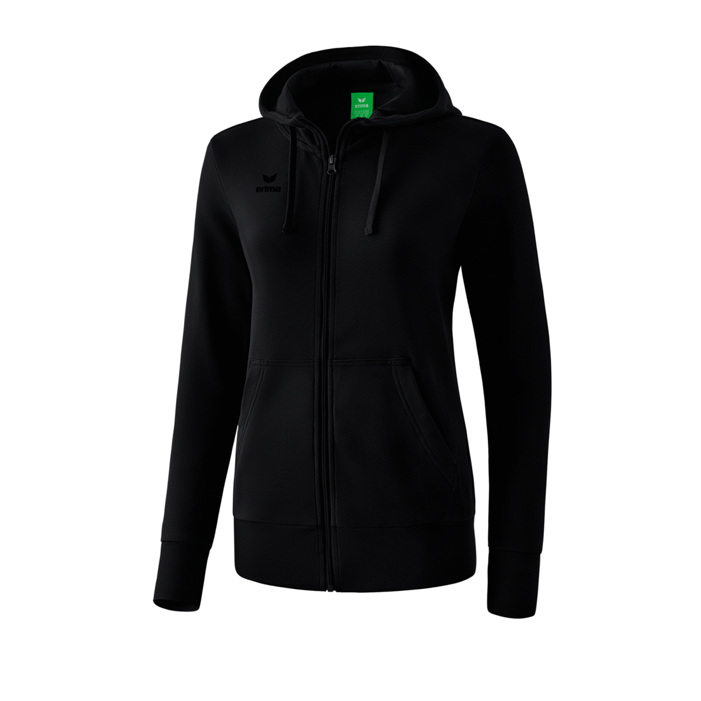 Erima Basic Kapuzenjacke Damen Schwarz