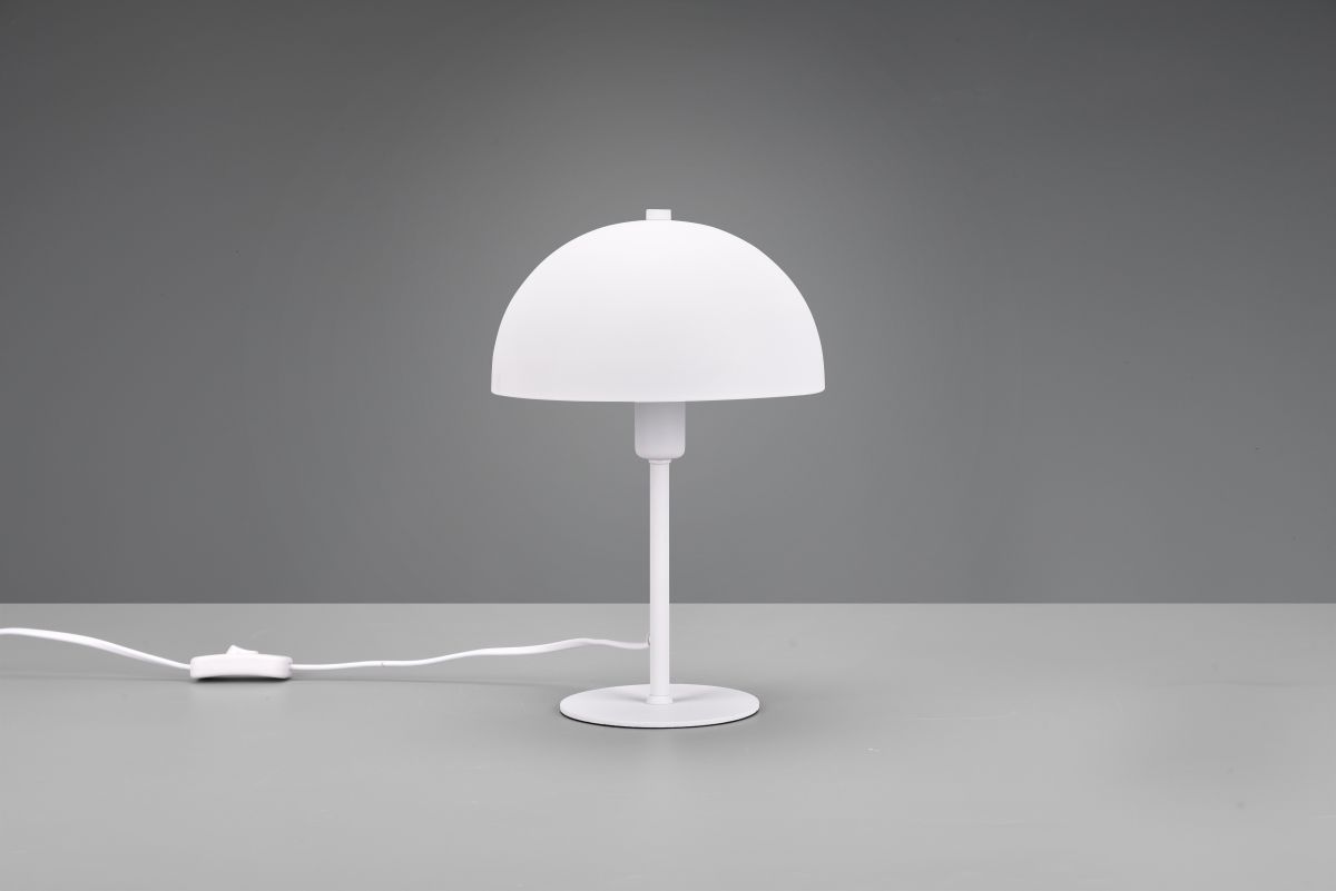 TRIO Tischlampe Nola Weiß