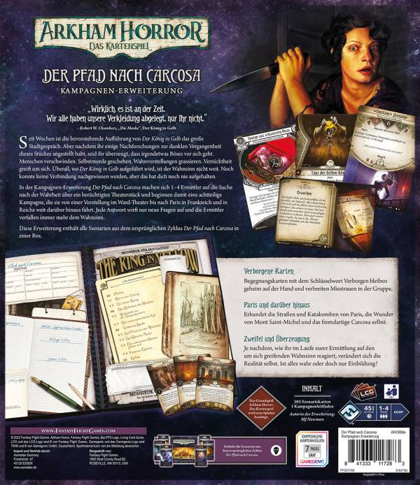 Arkham Horror: Das Kartenspiel – Der Pfad nach Carcosa (Kampagnen-Erw.)