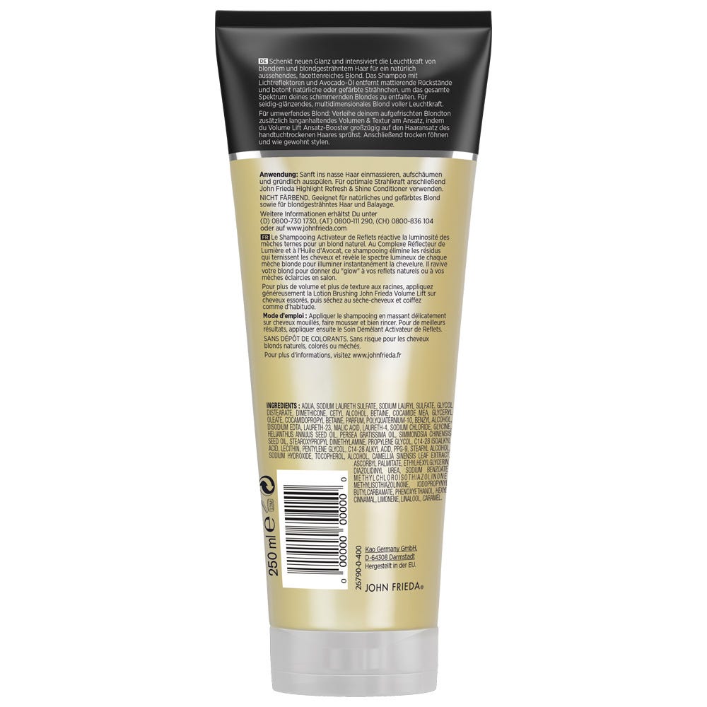 John Frieda Highlight Refresh&Shine Shampoo 250 ml