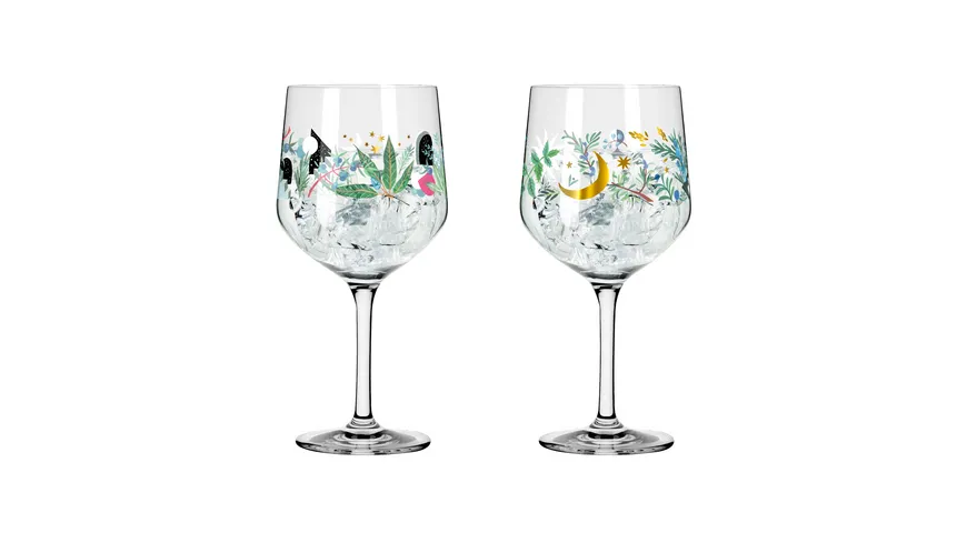 RITZENHOFF  Ginglas Botanic Glamour Kelch 2er Set  #7 #8 Good Wives and Warriors 2023 Mehrfarbig