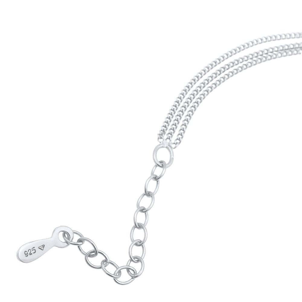 Elli Elli by Julie & Grace Collier Femme Couvre Chef avec Cristaux en Argent Sterling  collier