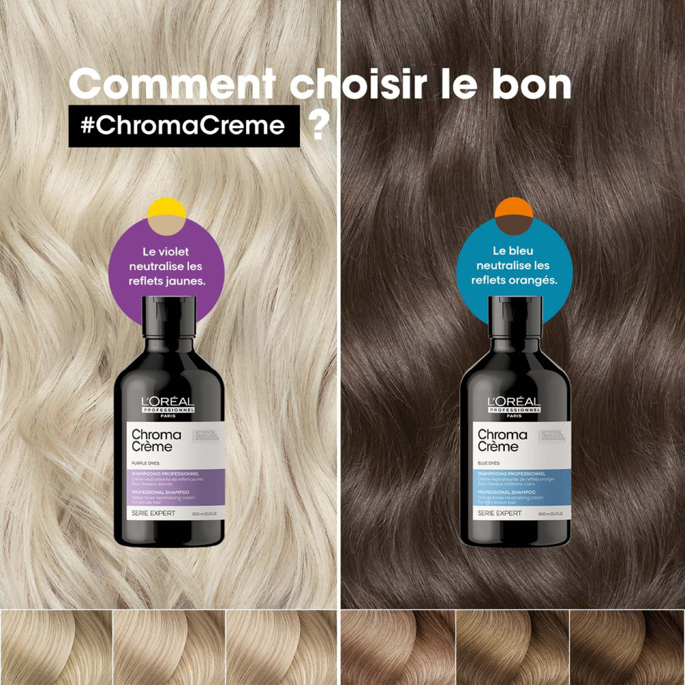 L'Oréal Professionnel Serie Expert Chroma Crème Shampoing neutralisant de reflets jaunes