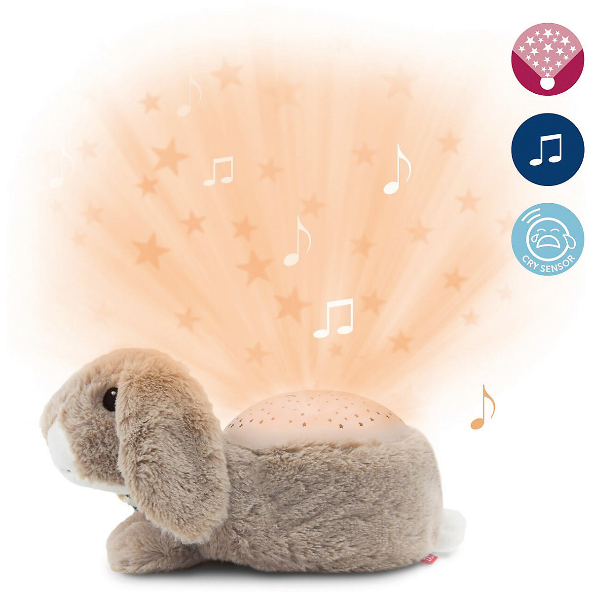 Sternenprojektor Hase Ruby mit beruhigenden Sounds