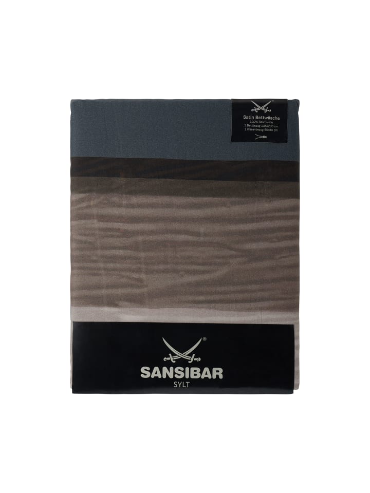 Sansibar Bettwäsche Sunrise in Taupe günstig kaufen