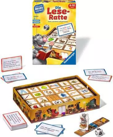 Die Lese-Ratte - Kinderspiel ab 6 Jahren