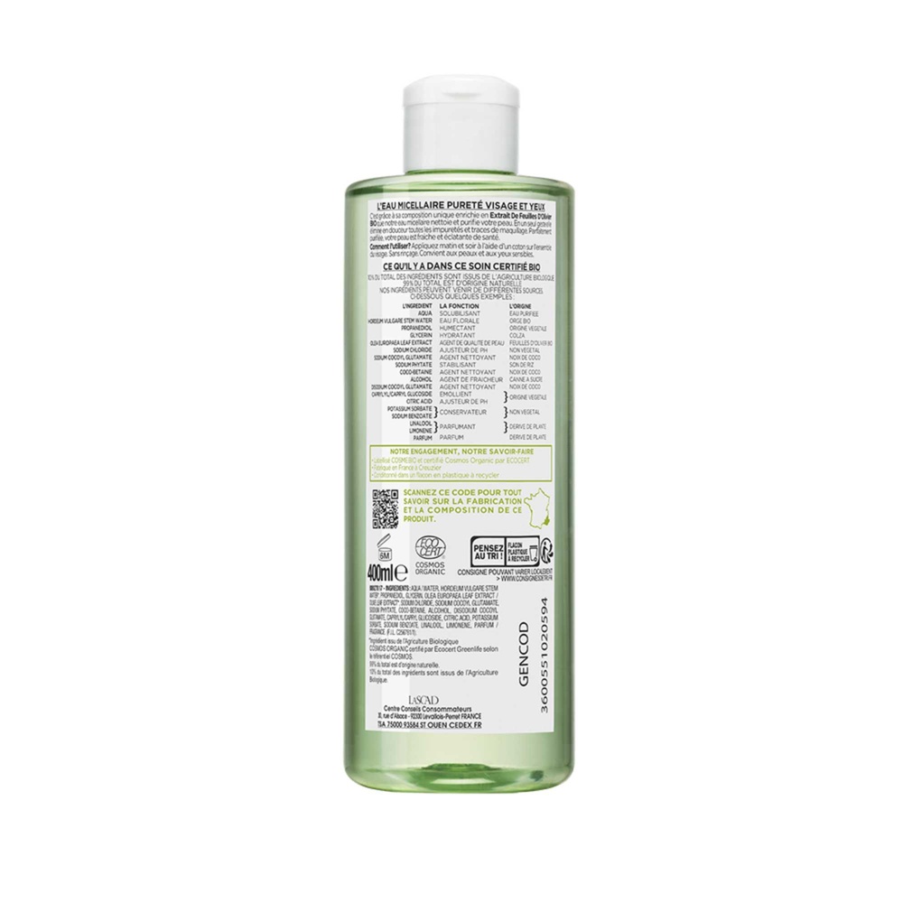 La Provençale Eau Micellaire Pureté Eau Micellaire Bio