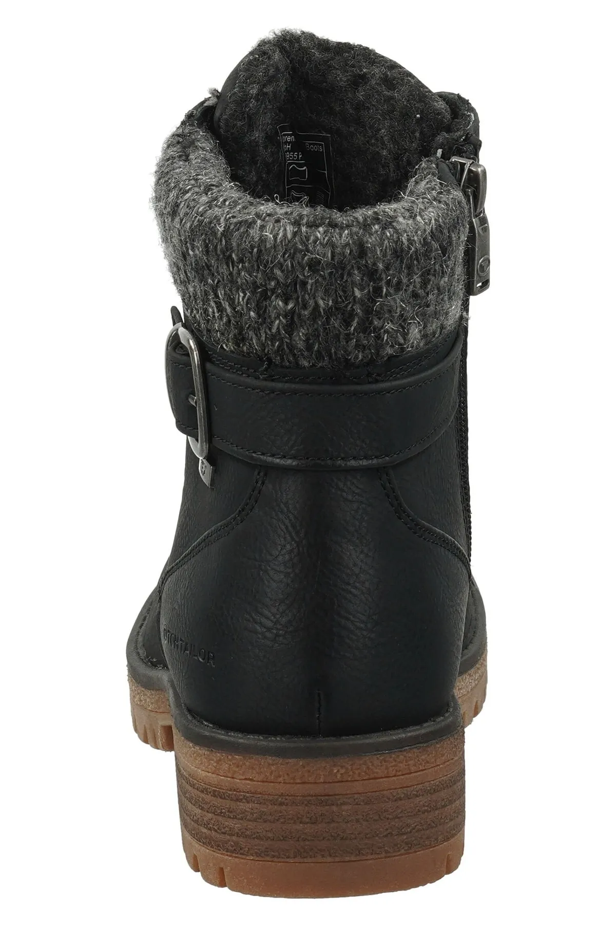Tom Tailor  Stiefelette - Schwarz - Blockabsatz