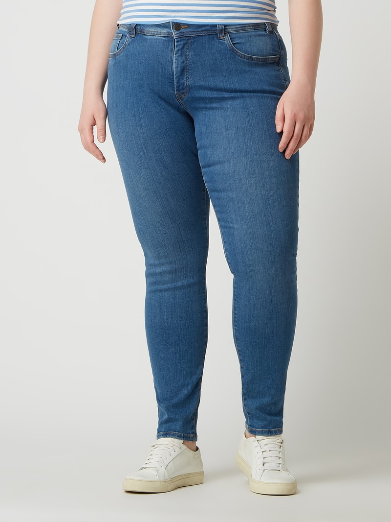 Skinny Fit PLUS SIZE Jeans mit Stretch-Anteil in jeans