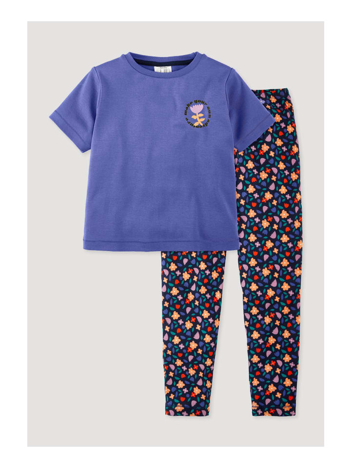Hessnatur Pyjama Regular in irisblau günstig kaufen