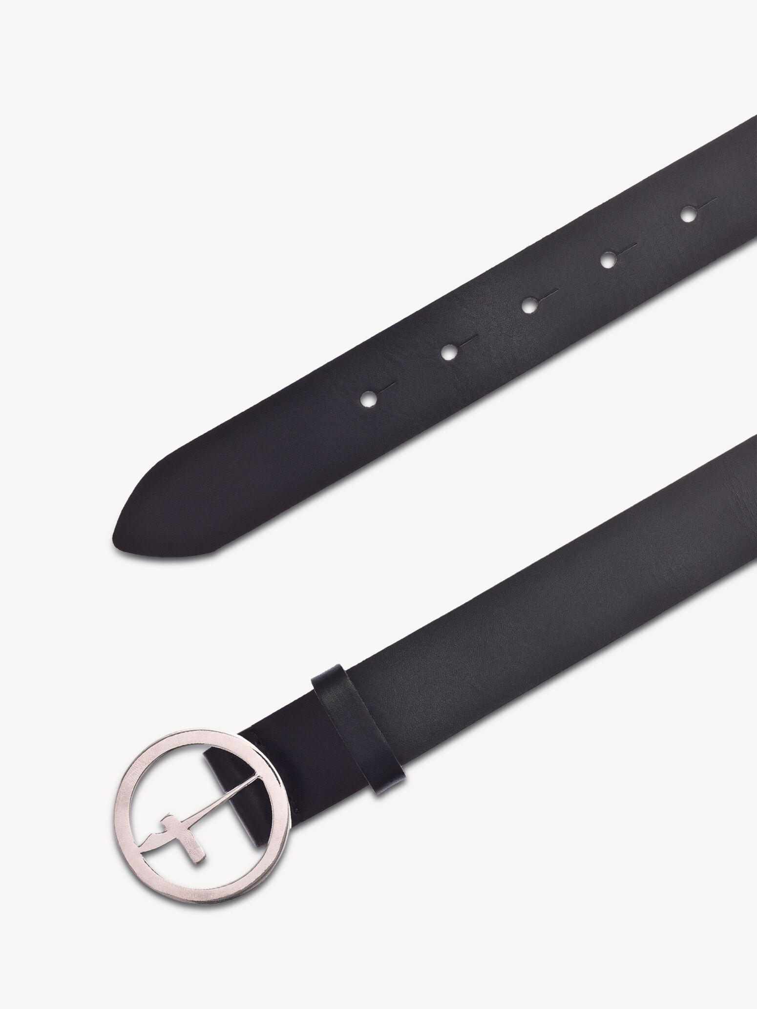 Ceinture en cuir - noir