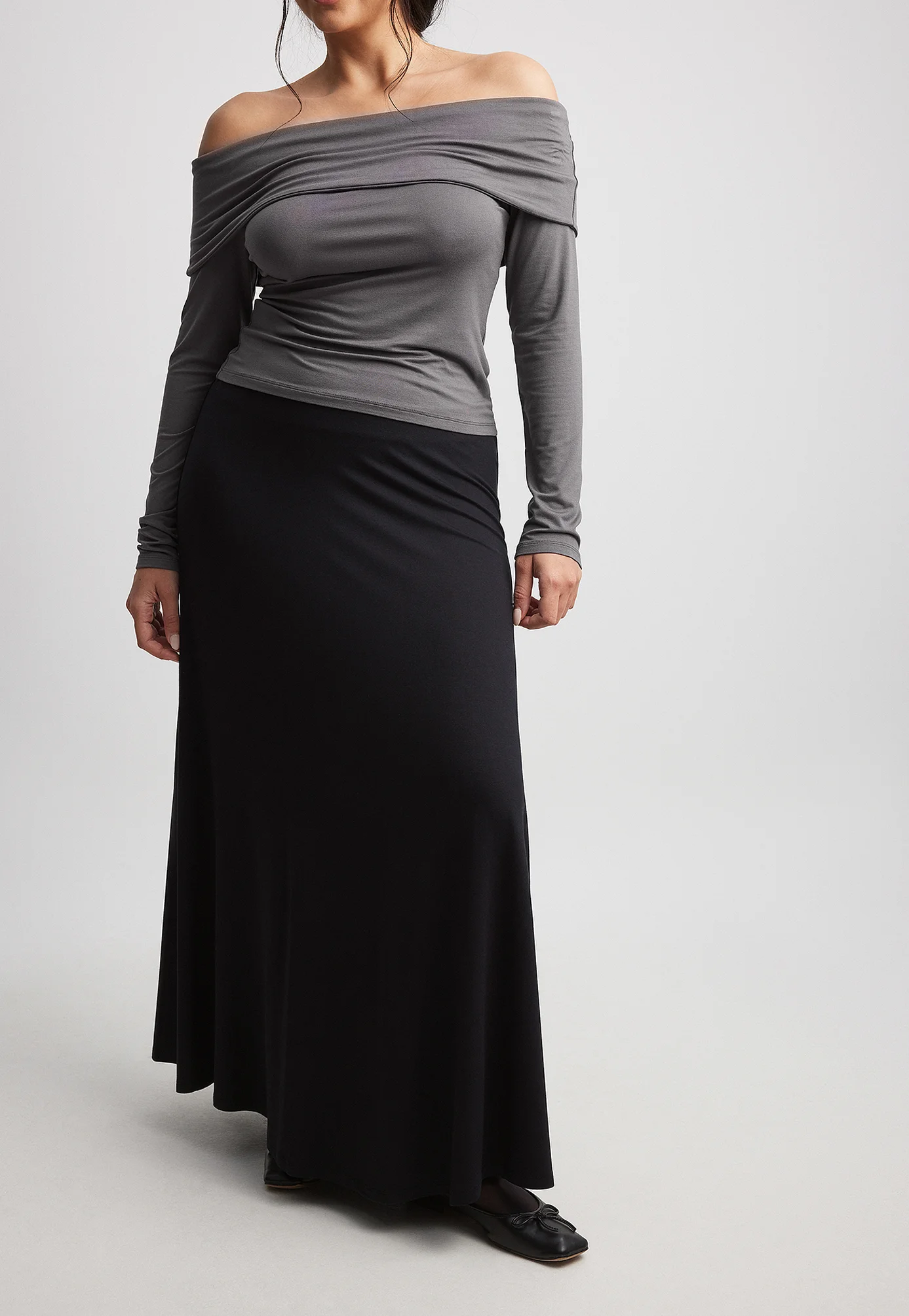 NA-KD SOFT LINE FLOWY - Falda larga