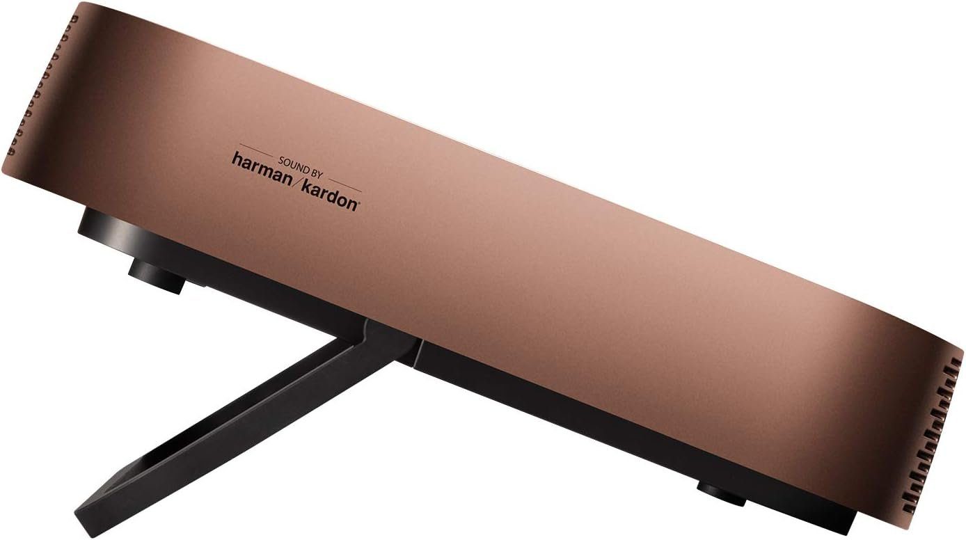 Viewsonic Beamer (1200 lm, 3000000:1, 4096 x 2160 px, Konnektivität, Bluetooth SD-Kartenleser 2x 3 Watt metallic-bronze)