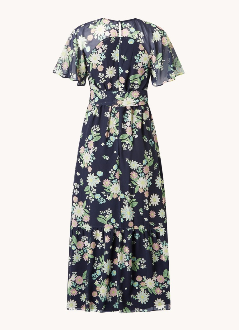 Vestido Georgia de Phase Eight Petite, azul marino/multicolor