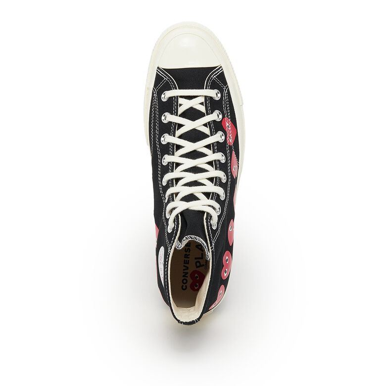 Comme des Garcons Play Multi Heart Chuck Taylor All Star '70 High Black