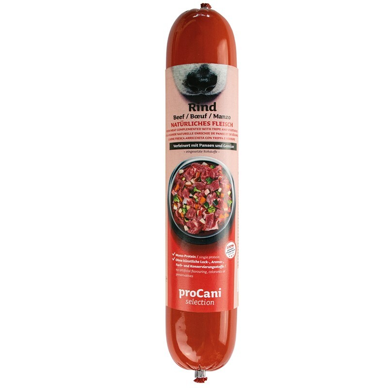 ProCani Hundenassfutter ProCani selection Menü 10x400g Rind