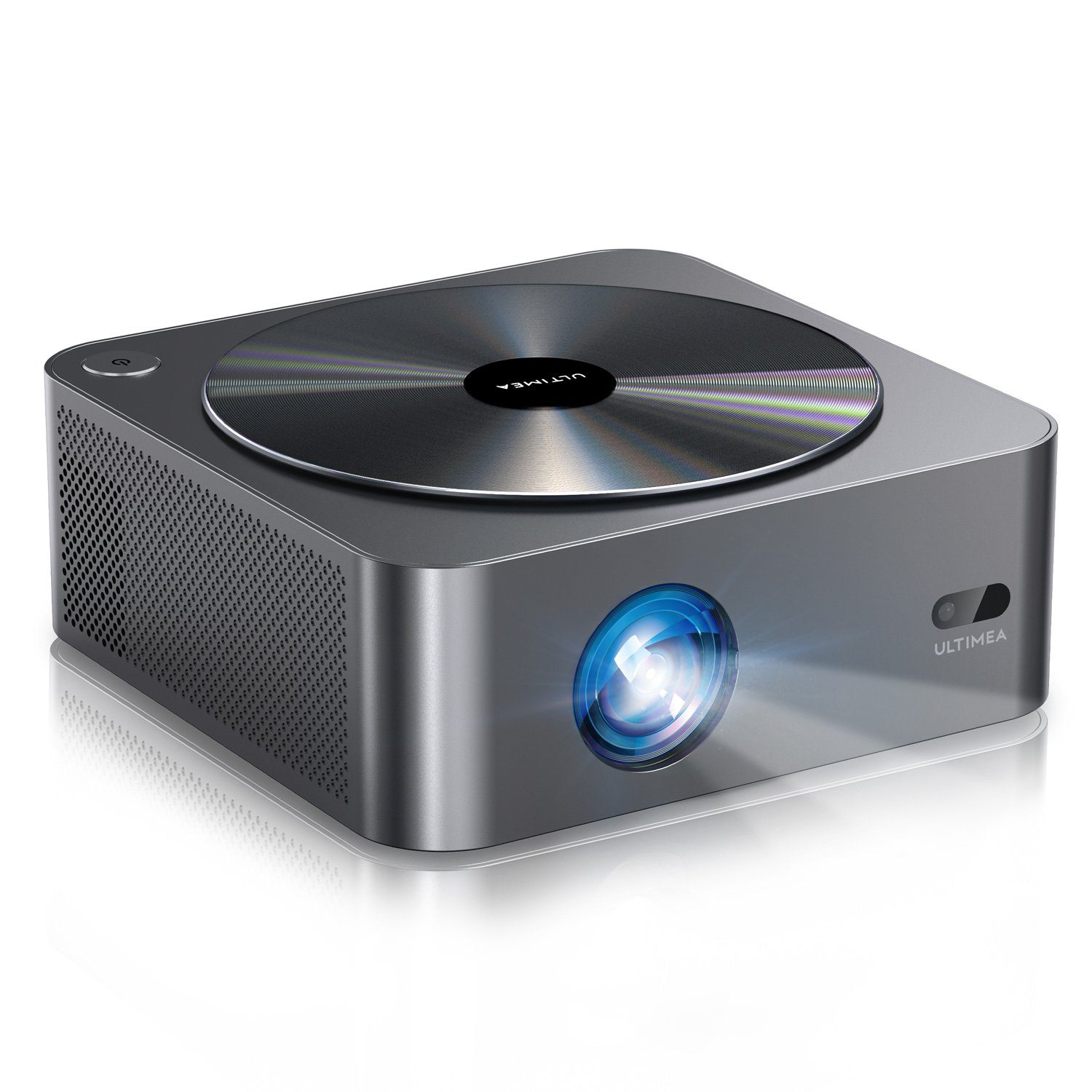 Ultimea Apollo P40 Full HD 1080P Native mit Autofokus & 6D Autotrapezkorrektur Beamer (21000 lm, 15000:1, 1920 x 1080 px, 4K unterstützt, 100%-50% Zoom, 5G+2.4G Dual-Band WiFi)